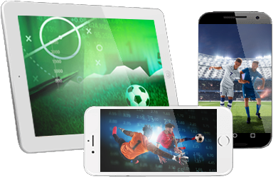 Les marchés de football de Bwin sur divers appareils mobiles.